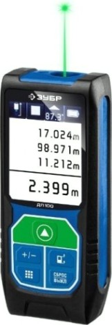 Лазерный дальномер ЗУБР ДЛ-100 [34923]