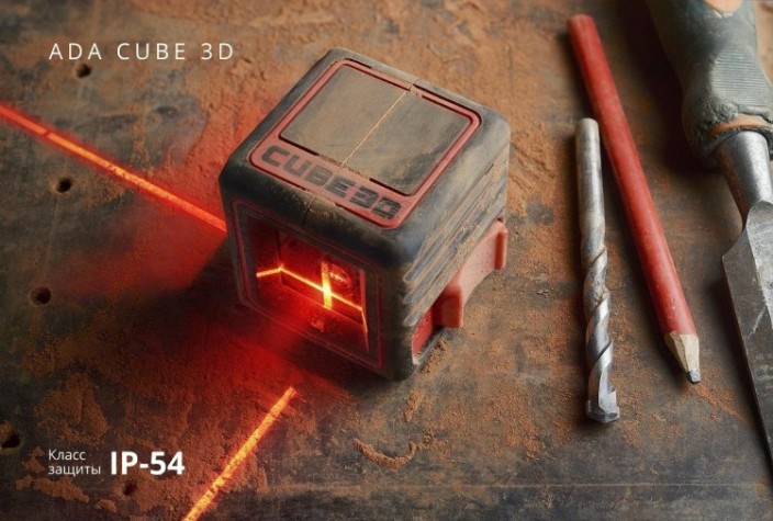 Лазерный нивелир ADA CUBE 3D BASIC EDITION [А00382]