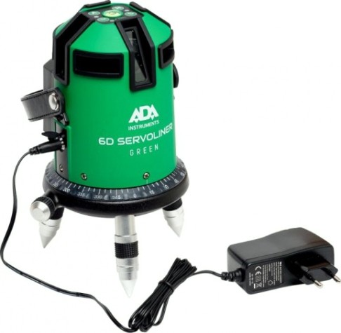 Лазерный уровень ADA 6D Servoliner Green [А00622]