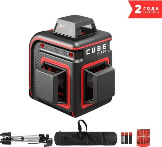 Лазерный уровень ADA CUBE 3-360 PROFESSIONAL EDITION [А00572]