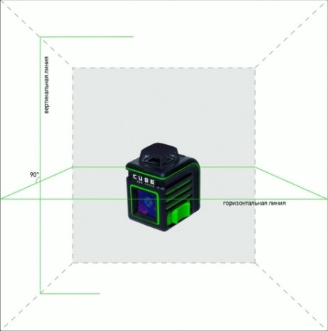 Лазерный уровень ADA CUBE 360 GREEN PROFESSIONAL EDITION [А00535]