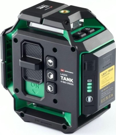 Лазерный уровень ADA LaserTANK 4-360 green ultimate edition [А00632]
