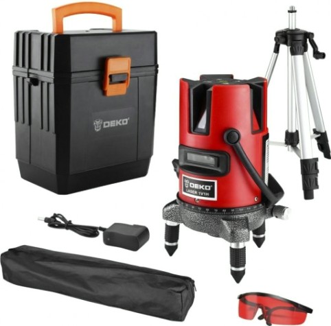 Лазерный уровень DEKO DKLL02RB SET 5 [065-0273]