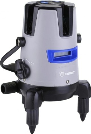 Лазерный уровень DEKO LL57 PRO SET 2 PREMIUM в кейсе со штативом 1 м [065-0104-1]