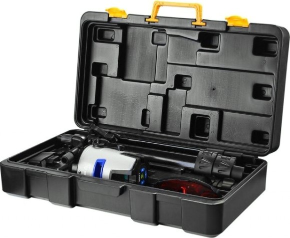 Лазерный уровень DEKO LL57 PRO SET 2 PREMIUM в кейсе со штативом 1 м [065-0104-1]