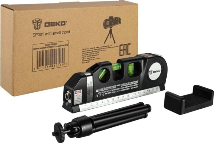 Лазерный уровень DEKO SP001 SET2 со штативом [065-0200]
