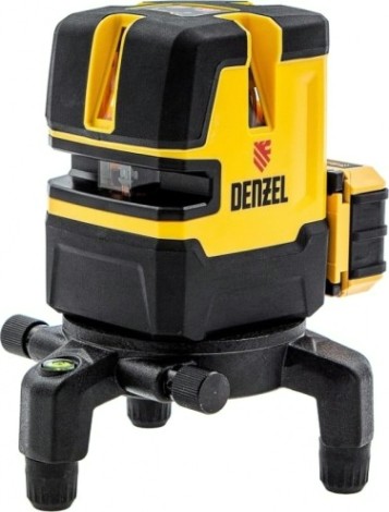 Лазерный уровень Denzel LX 05 Red 20 м, 635 нм, акк. li 5200 mah, резьба 5/8" [35071]