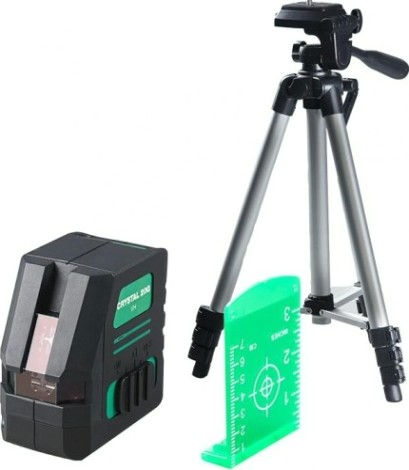 Лазерный уровень FUBAG Crystal 20G VH Set c зеленым лучом с набором аксессуаров [31628]