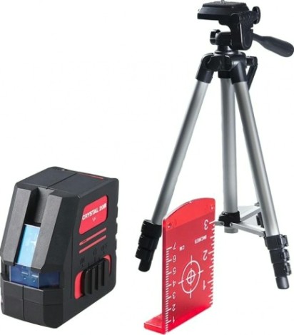 Лазерный уровень FUBAG Crystal 20R VH Set с набором аксессуаров [31626]