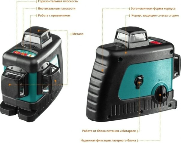 Лазерный уровень KRAFTOOL LL 3D #3 [34640-3]