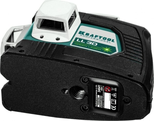 Лазерный уровень KRAFTOOL LL 3D зеленый [34641]