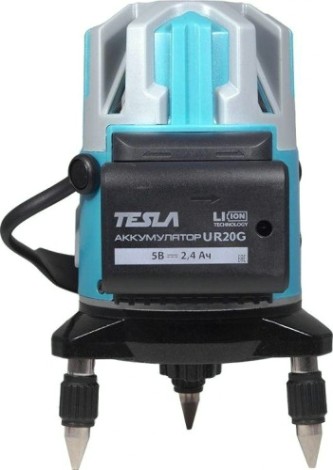 Лазерный уровень TESLA UR20G линейный крест, зеленый луч [310-048]
