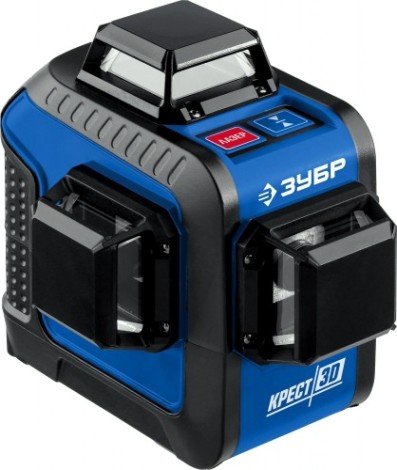 Лазерный уровень ЗУБР ПРОФЕССИОНАЛ крест 3d №2 [34908-2_z01]