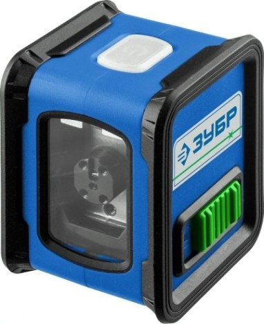 Лазерный уровень ЗУБР ПРОФЕССИОНАЛ крест, зеленый [34900]