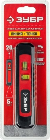 Лазерный уровень ЗУБР ТОЧКА линейный [34926]