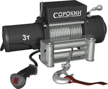 Лебедка автомобильная СОРОКИН 4.903 (3,0 т - 24 м) Лебедка автомобильная СОРОКИН 4.903 (3,0 т - 24 м)