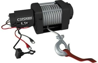 Лебедка автомобильная СОРОКИН 4.911 (1,1 т - 12,2 м) на ATV Лебедка автомобильная СОРОКИН 4.911 (1,1 т - 12,2 м) на ATV
