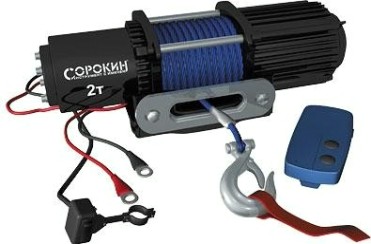 Лебедка автомобильная СОРОКИН 4.922 (2,0 т - 15,2 м) на ATV, трос кевларовый Лебедка автомобильная СОРОКИН 4.922 (2,0 т - 15,2 м) на ATV, трос кевларовый