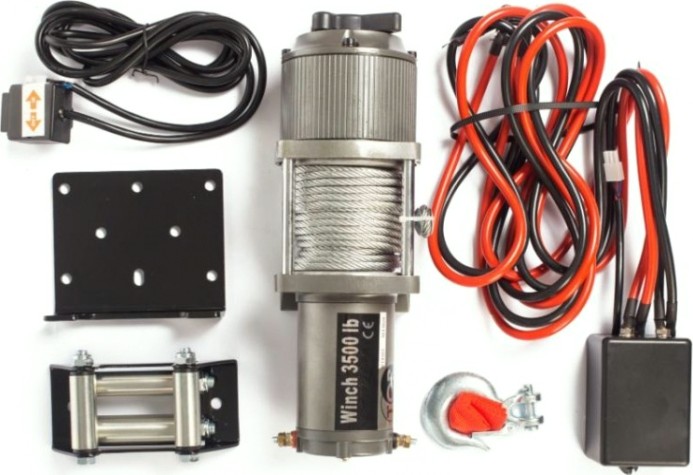 Лебедка автомобильная TOR P3500-1D (1588 кг/15 м) 12 V (114353) [114353]