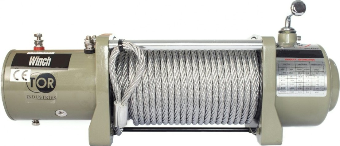 Лебедка автомобильная TOR S12000 (5443 кг/28 м) 12 V (1141204) [1141204]