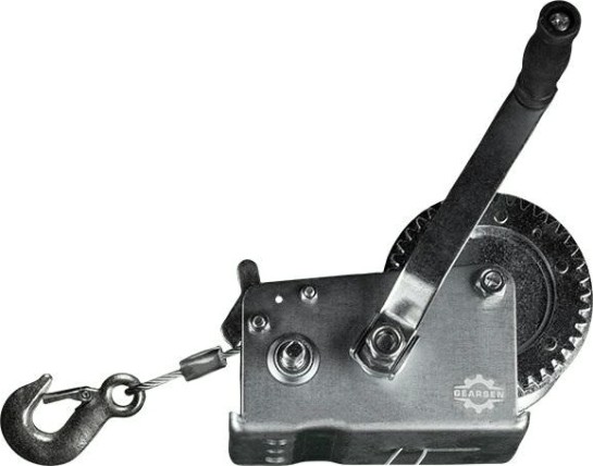 Лебедка барабанная Gearsen FD-1000 ручная (1133кг, канат 10м) [GFDK 1110]