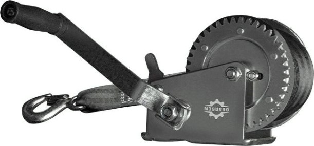 Лебедка барабанная Gearsen FD- 500 ручная (544кг, канат 10м) [GFDK 0510]