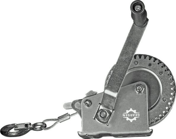 Лебедка барабанная Gearsen FD-500 ручная (544кг, лента 10м) [GFDL 0510]