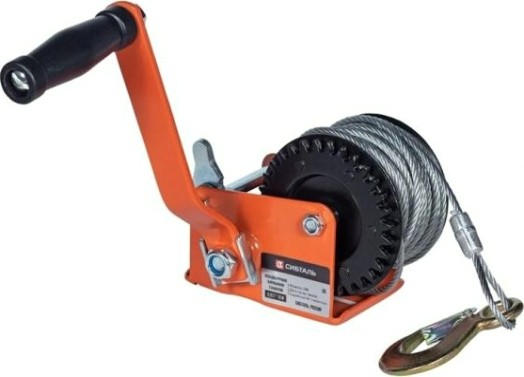 Лебедка барабанная СИБТАЛЬ LRB 1100 кг, лента 10 м ручная [070 0018 1100]
