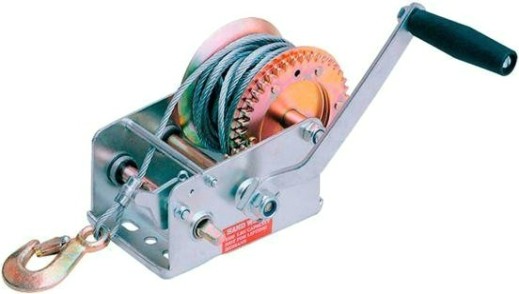 Лебедка барабанная СТЕЛЛА-ТЕХНИК WH12-15 грузоподъемность 0,55т, с канатом 15м, диаметр 4,8 Лебедка барабанная СТЕЛЛА-ТЕХНИК WH12-15 грузоподъемность 0,55т, с канатом 15м, диаметр 4,8