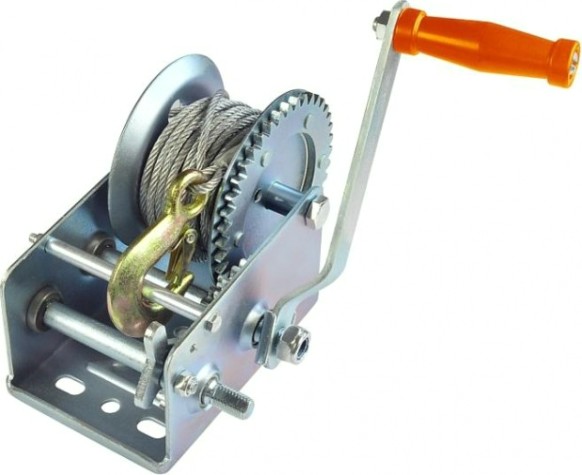 Лебедка барабанная Sturm 1091-09-0800 тяга 0,8т, трос 10м Лебедка барабанная Sturm 1091-09-0800 тяга 0,8т, трос 10м