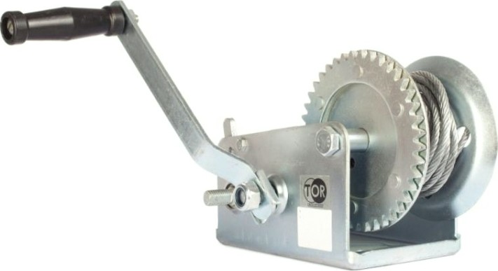 Лебедка барабанная TOR FD-2500 г/п 1,0 т, длина ленты 10 м, 1001265 [1001265]