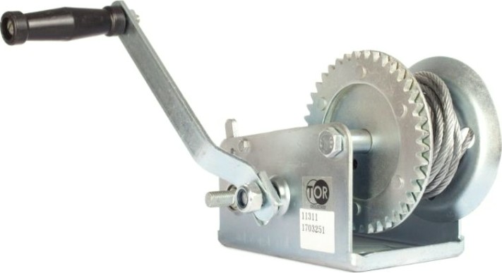 Лебедка барабанная TOR FD-2500 г/п 1,0 т, длина троса 10 м, 11311 [11311]