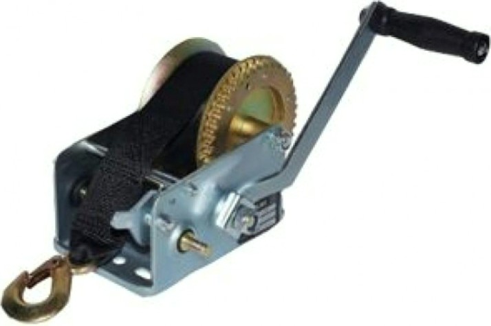 Лебедка барабанная TOR ЛН-1200W (LHW) г/п 0,5 т, длина ленты 20 м 1002217 [1002217]