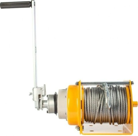Лебедка барабанная TOR ЛТ-0,5 (JHW) г/п 0,5 т, длина троса 40 м, 113056 [113056]