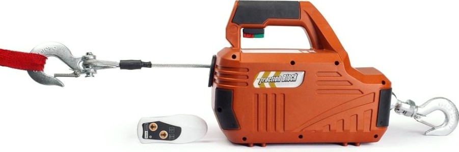 Лебедка электрическая переносная TOR SQ-02 450 кг 4,6 М 220В, с пультом 1140456 [1140456]