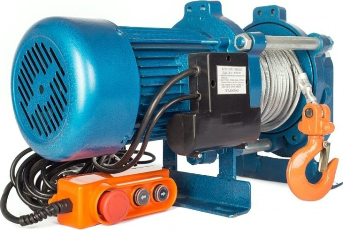 Лебедка электрическая TOR ЛЭК- 500 Е21 (KCD) 500 кг, 230V, канатом 100 м (Т) 1026410 [1026410]