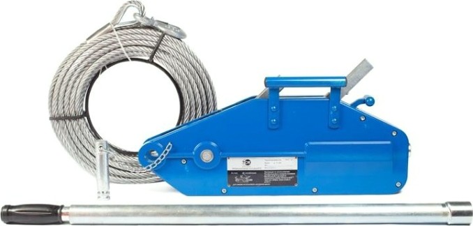Лебедка рычажная тросовая TOR МТМ 1,6 Г=1,6 т, Д=20 м (11216) [11216]