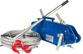 Лебедка рычажная тросовая TOR МТМ 800 Г=0,8 т, Д=20 м (11208) [11208]