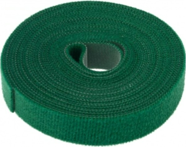 Лента-липучка REXANT 5 мх20 мм, зеленая многоразовая (1 шт.) [07-7523]