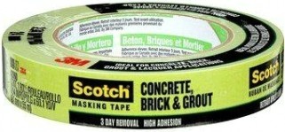 Лента малярная маскирующая 3M Scotch® 2060-24 для грубых поверхностей салатовая 24 мм х 55 м [7100185563]