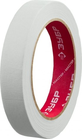 Лента малярная ЗУБР ЭКСПЕРТ креповая, 19ммх50м, [12115-19]