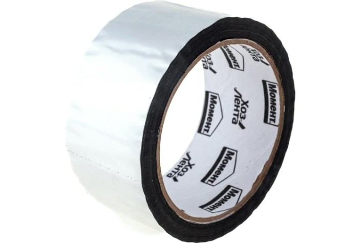 Лента металлизированная алюминиевая МОМЕНТ 1918973 48ммх50м [Б0032668]