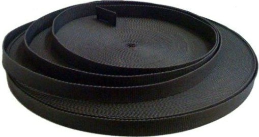 Лента монтажная FEDAST 20 мм х 100 м текстильная, черная [mtl-2010100]