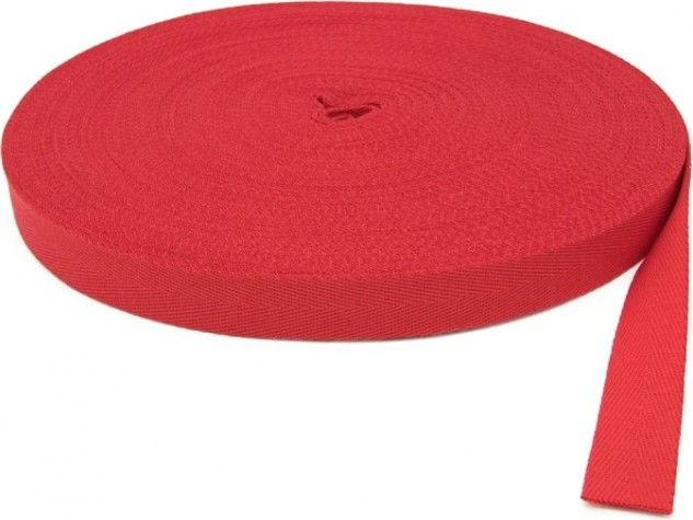 Лента монтажная FEDAST 20 мм х 100 м текстильная, красная [mtl-2010100kr]