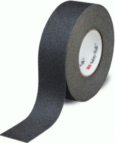 Лента противоскользящая универсальная 3M SAFETY-WALK 610 средней зернистости, черная 25,4 мм x 18,3 м [7100067526]