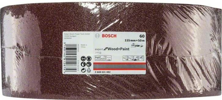 Лента-рулон BOSCH 115 мм G 60 J450 Expert for Wood and Paint [2608621482]