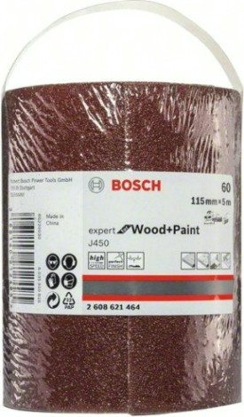 Лента-рулон BOSCH 115 мм G 60 J450 Expert for Wood and Paint (рул.5м.) [2608621464]