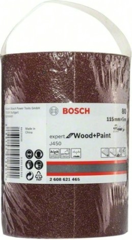 Лента-рулон BOSCH 115 мм G 80 J450 Expert for Wood and Paint (рул.5м.) [2608621465]