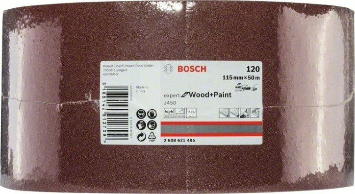 Лента-рулон BOSCH 115 мм G120 J450 Expert for Wood and Paint [2608621485]