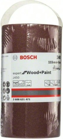 Лента-рулон BOSCH 115 мм G240 J450 Expert for Wood and Paint (рул.5м.) [2608621471]